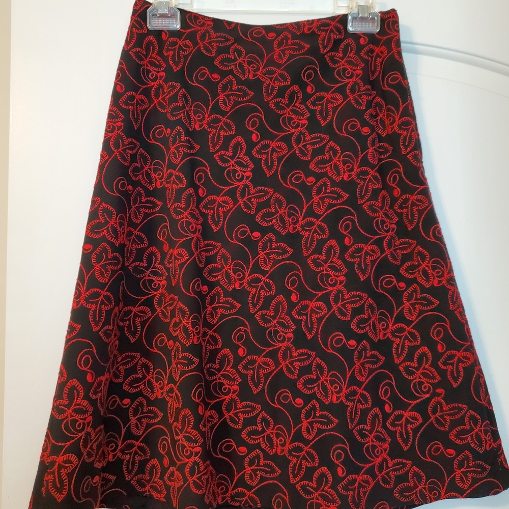 Vintage B Moss black skirt, size 2